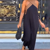 Sienna - Vestido Elegante Con Espalda Escubierta y Cuello Cruzado