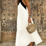 Sienna - Vestido Elegante Con Espalda Escubierta y Cuello Cruzado