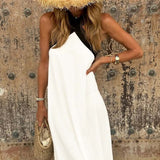 Sienna - Vestido Elegante Con Espalda Escubierta y Cuello Cruzado