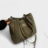 Alejandra - Elegante Bolsa de Hombro de Cordón