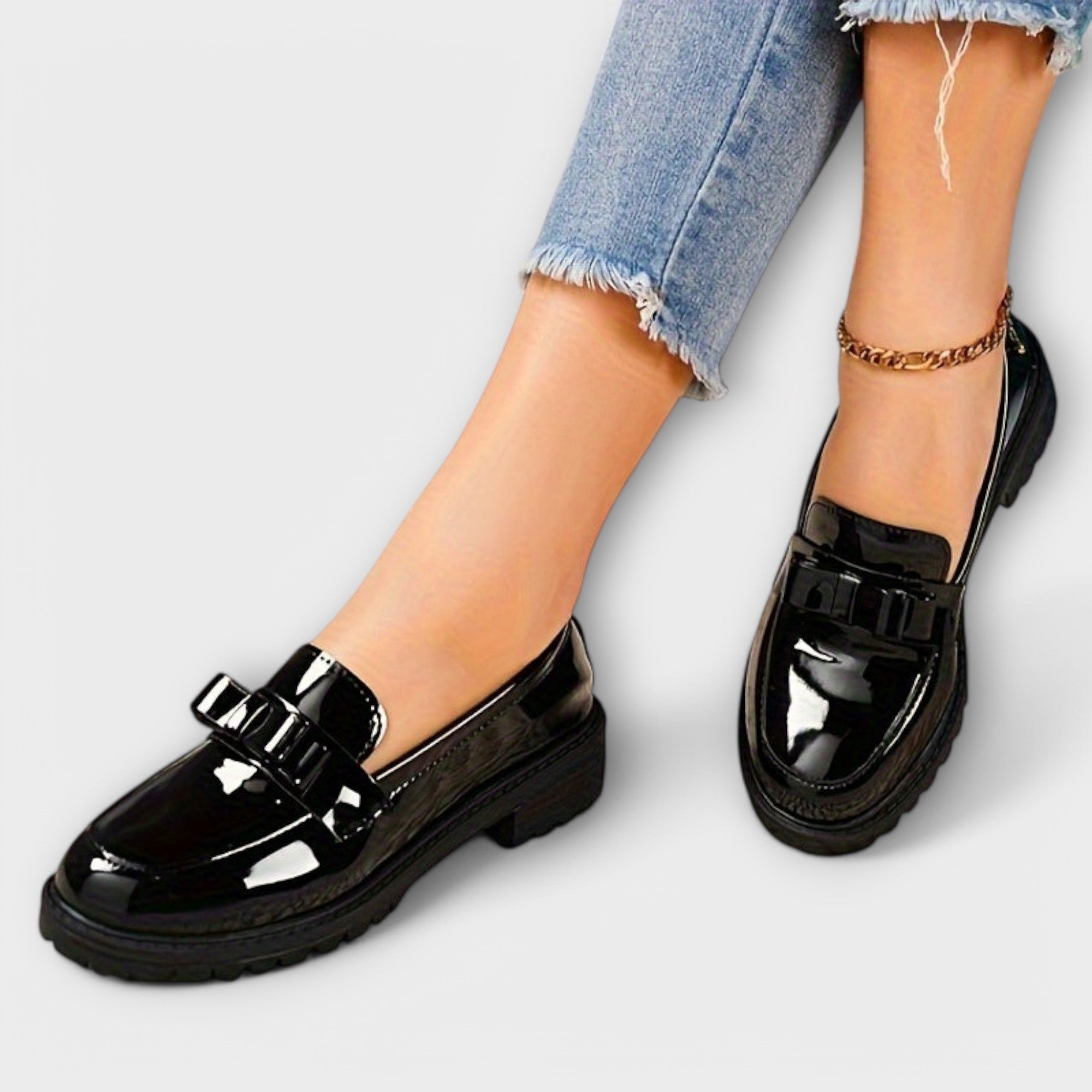 Bruna - Mocasin de estilo Preppy