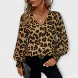 Stilvolle - Blusa Con estampado de Leopardo