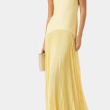 Deia Vestido Maxi de Malla con Mangas Acampanadas