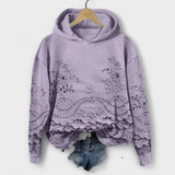 Grace – Vintage Hoodie με λουλουδάτο σχέδιο