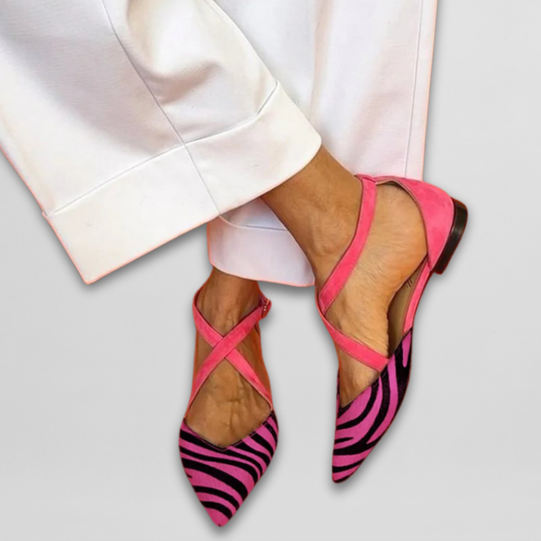 Ylva® | Elegante Ballerinas mit feinen Riemen