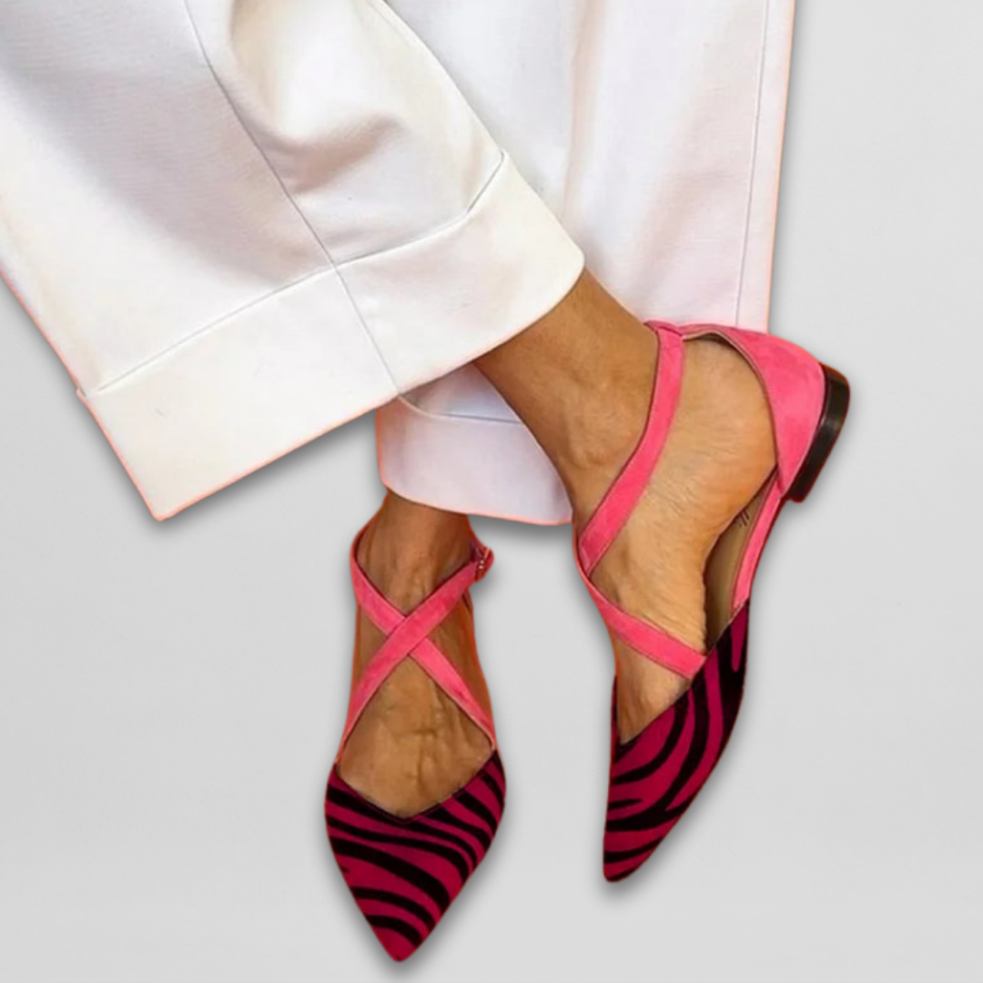 Ylva® | Elegante Ballerinas mit feinen Riemen
