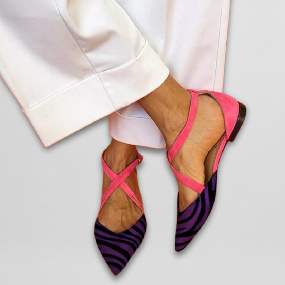 Ylva® | Elegante Ballerinas mit feinen Riemen