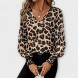Stilvolle - Blusa Con estampado de Leopardo