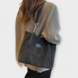 Alejandra - Elegante Bolsa de Hombro de Cordón