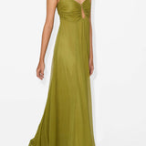 Eden - Vestido largo con Abertura en Forma de Cerradura