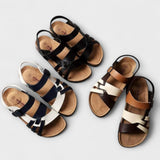 Christina - Chanclas de Cuero Elegantes