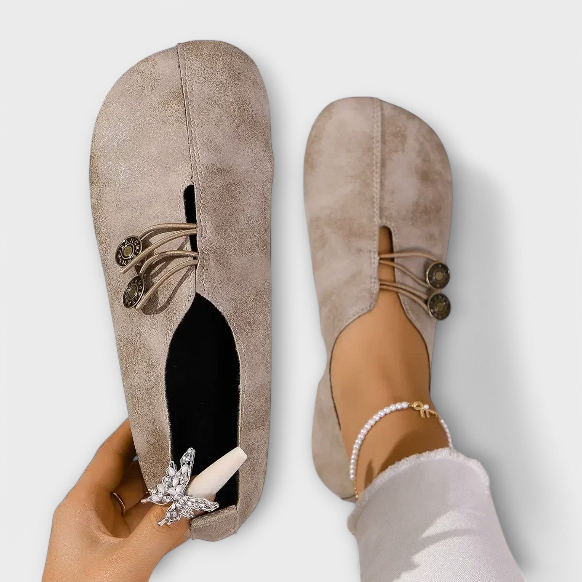 Noira - Loafers elegantes de ante para un aspecto con estilo