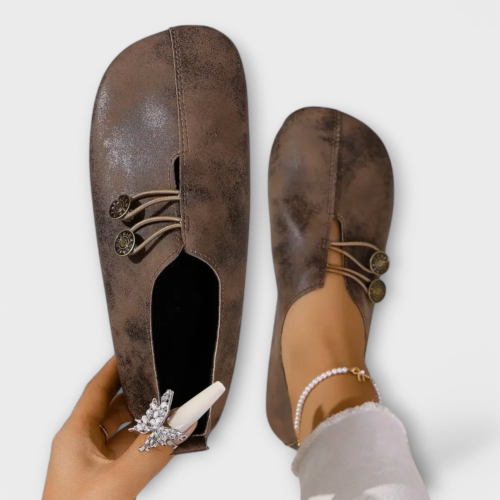 Noira - Loafers elegantes de ante para un aspecto con estilo