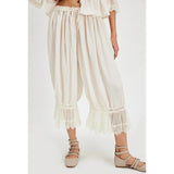 Παντελόνα Boho με Δαντέλα