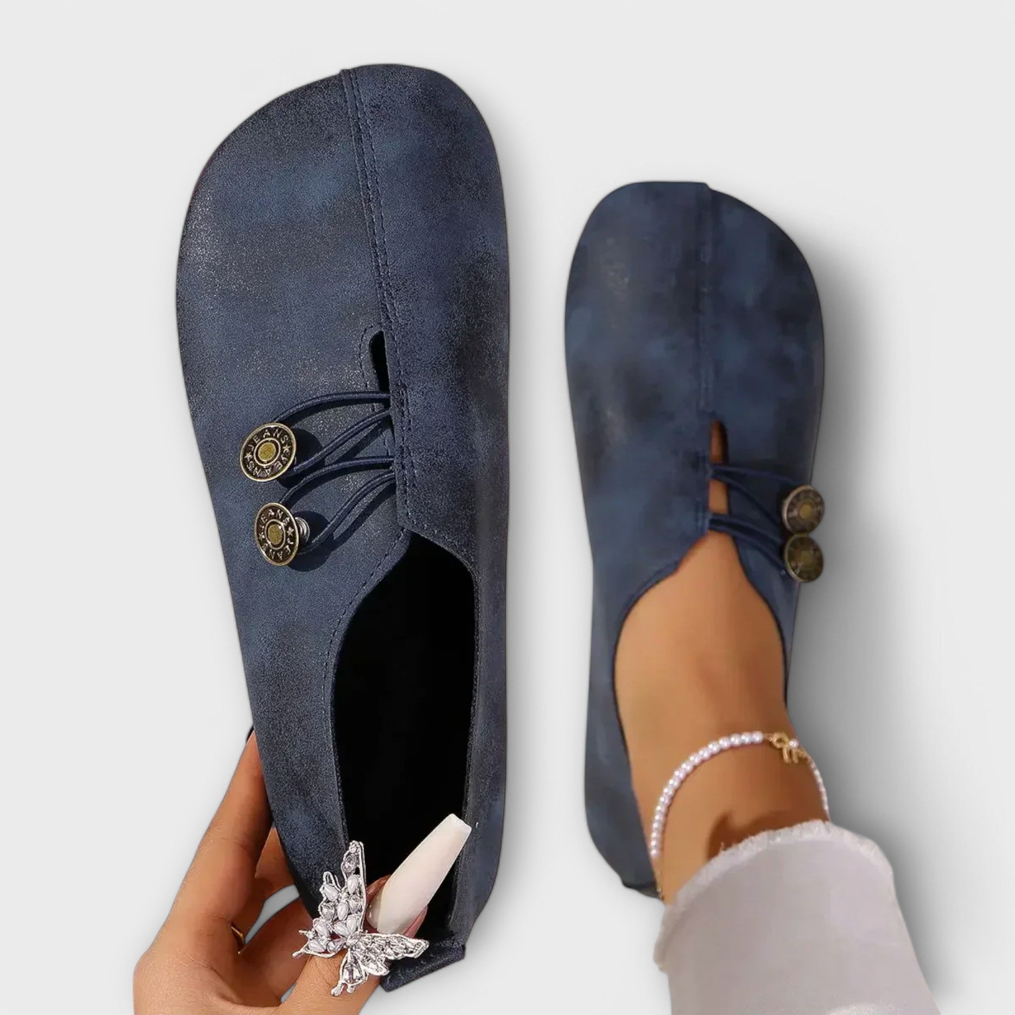 Noira - Loafers elegantes de ante para un aspecto con estilo