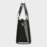 Ángeles - Bolsa Elegante con Patrón de Piel de Cocodrilo Brillante