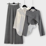 Emilia - Cómodo Traje de Tres Piezas
