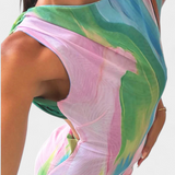 Luella Vestido Pastel de Silueta Fluida y Corte Favorecedor